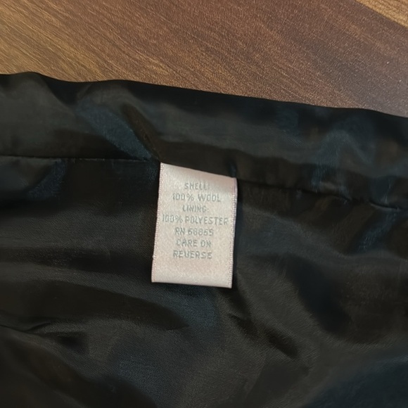 REBECCA TAYLOR Elegant Wool Black Lace Trim Skirt Size 8 - Picture 4 of 8